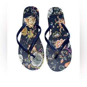 Tory Burch Thin Platform Printed Sandals